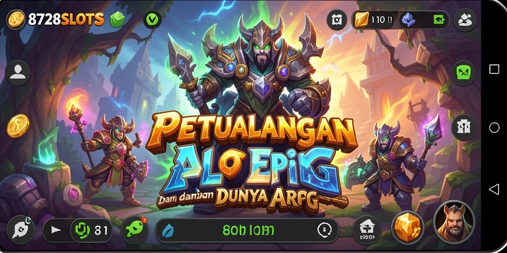 Tangkapan layar 8728SLOTS menampilkan aksi seru gameplay ARPG.