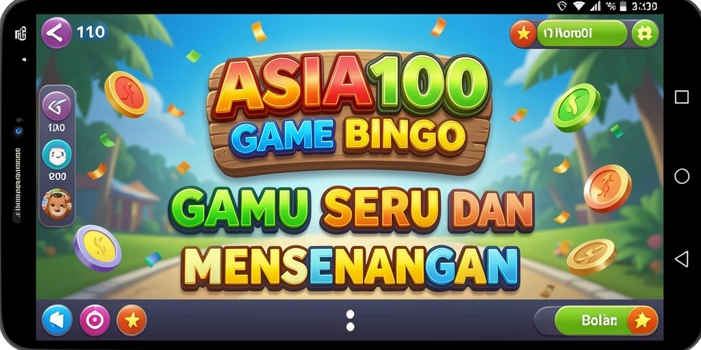 Tampilan gameplay ASIA100 yang menarik dengan variasi bingo.