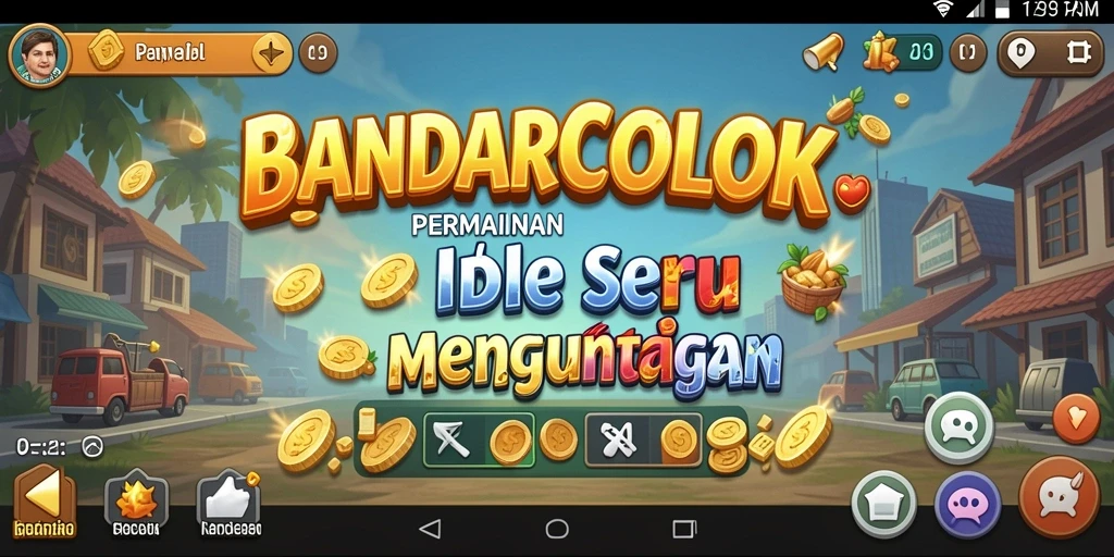 Tampilan gameplay BANDARCOLOK yang menarik dan penuh warna.
