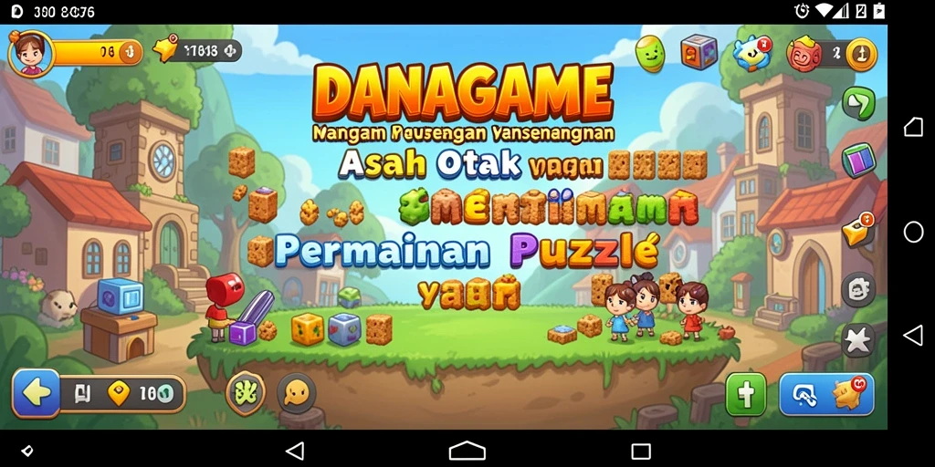 Gameplay seru di DANAGAME yang mengasah otak dengan teka-teki menarik.