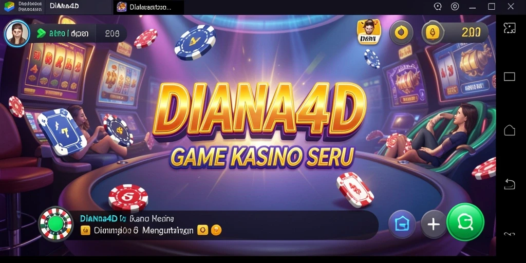 Tampilan gameplay DIANA4D yang menegangkan dan seru.