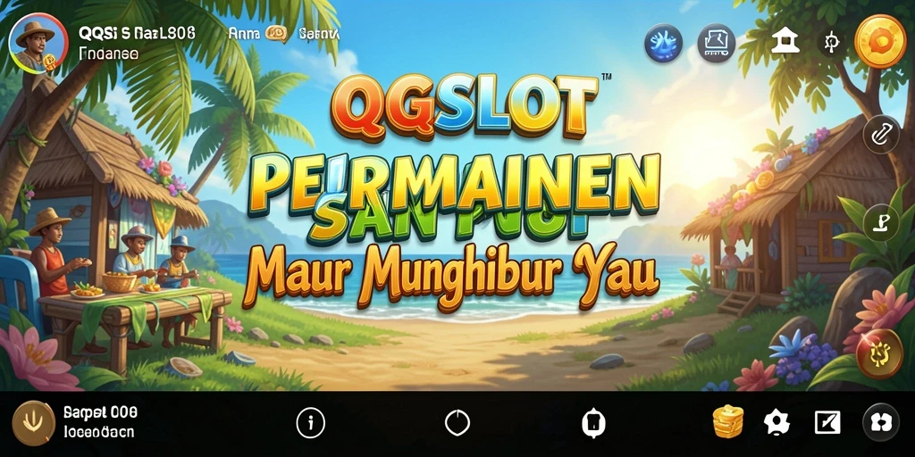 Tangkapan layar menunjukkan aksi gameplay seru di QQSLOT.