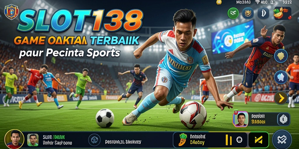 Tampilan gameplay SLOT138 yang menampilkan aksi olahraga yang seru.