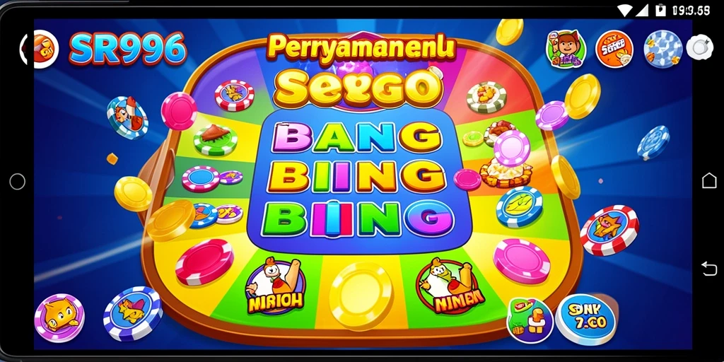 Tampilan gameplay SR996 yang menarik dan seru saat bermain Bingo.